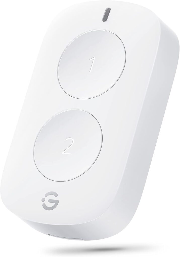 GoveeLife Smart Mini Double Button Switch, Group Control Multiple Devices, Versatile Wireless Control Button, Battery Powered, Supports Most Govee Smart Products