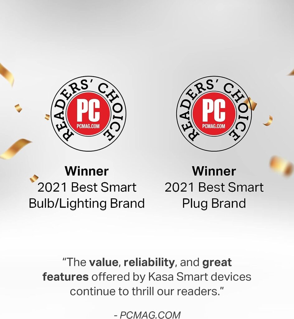 Kasa Smart Plug HS103P2, Smart Home Wi-Fi Outlet Works with Alexa, Echo, Google Home  IFTTT, No Hub Required, Remote Control,15 Amp,UL Certified, 2-Pack White