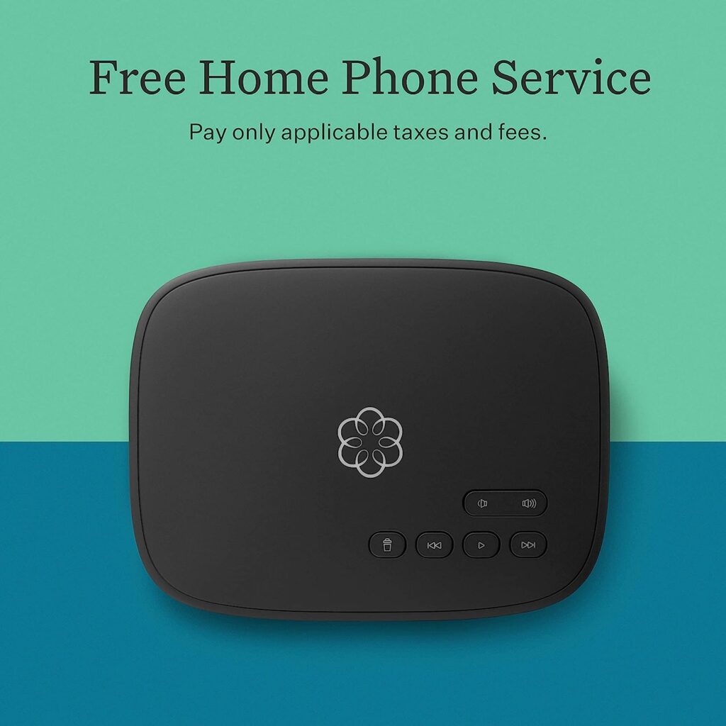 Ooma Telo Free Home Phone Service. Works with Amazon Echo and Smart Devices (Renewed)