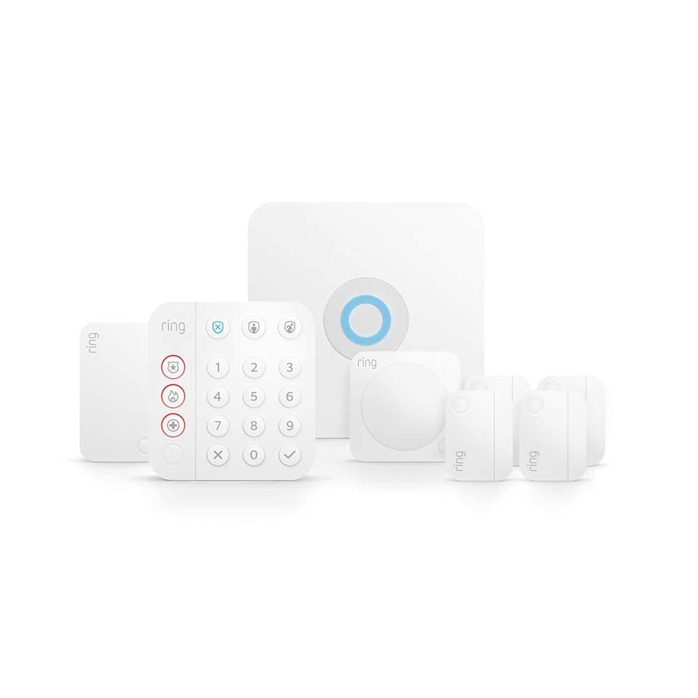 Certified Refurbished Ring Alarm 8-piece kit (2nd Gen) – home security system with optional 24/7 professional monitoring – Works with Alexa