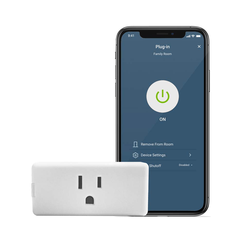 Leviton Decora Smart Plug, Wi-Fi 2nd Gen, Works with Matter, My Leviton, Alexa, Google Assistant, Apple Home/Siri  Wire-Free Anywhere Companions for Switched Outlet, D215P-2RW, White